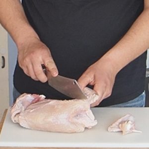 Anleitung Huhn zerlegen Schritt 8