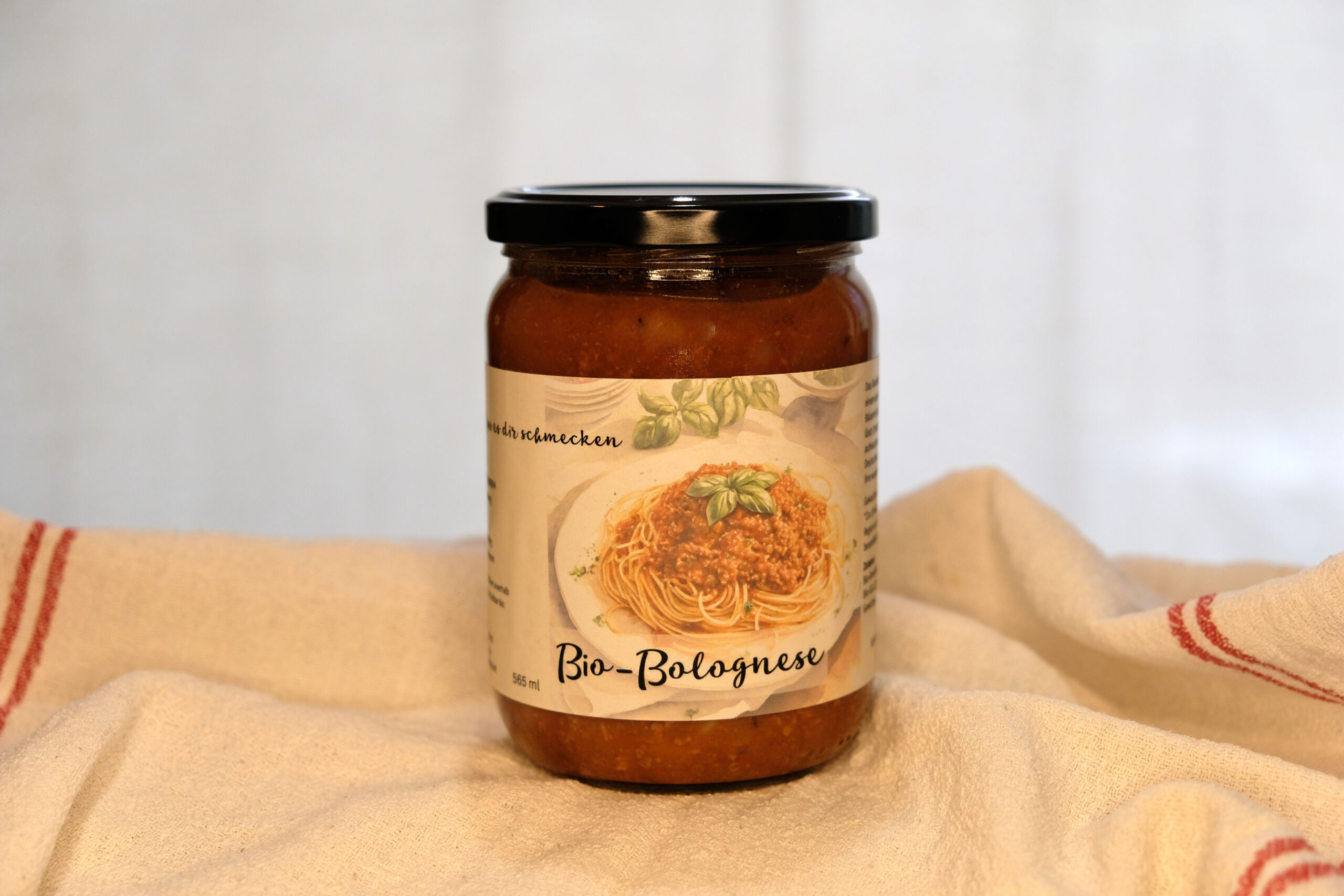 Bio Bolognese im Glas