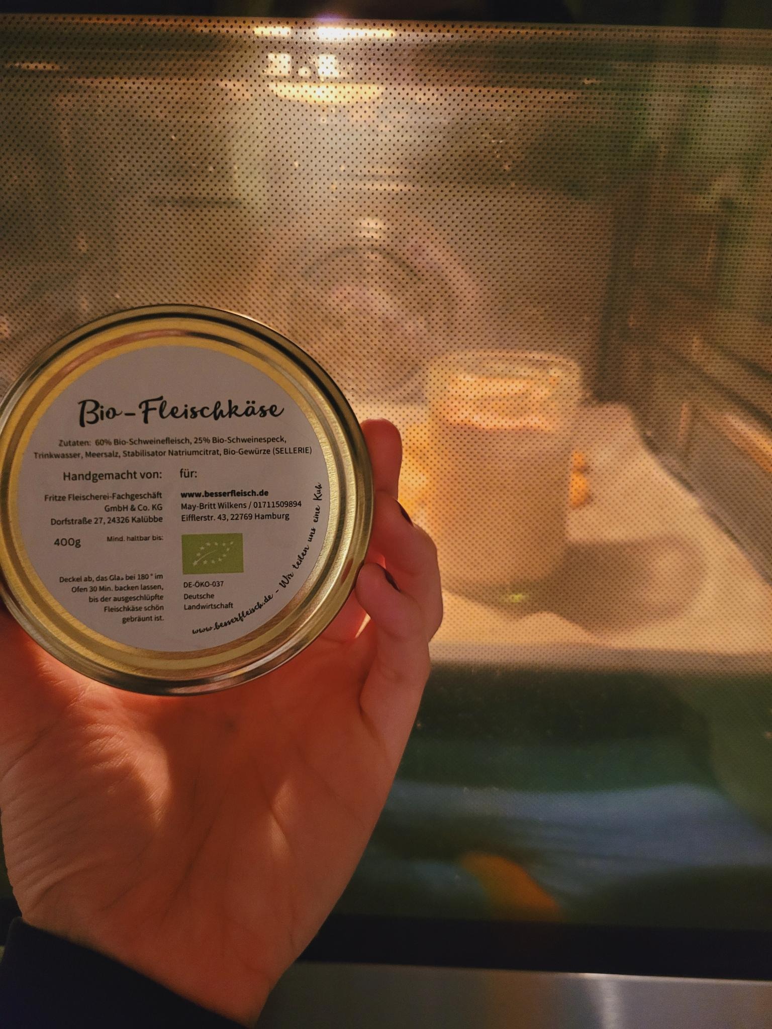 Fleischkäse im Ofen