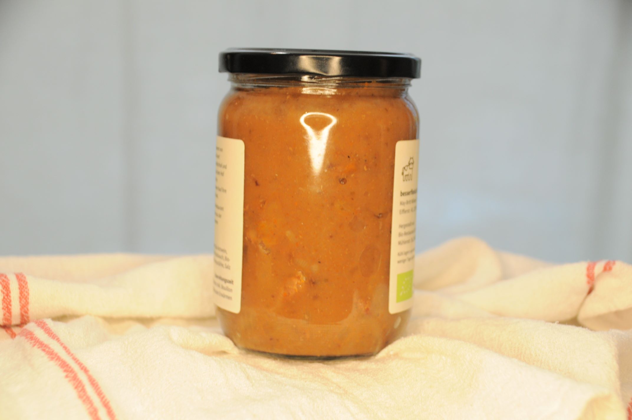 Gulaschglas von hinten